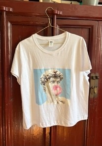 Λευκό t-shirt με τύπωμα